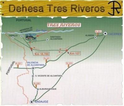 Finca Dehesa Tres Riveros Herrera de Alcántara Eksteriør billede
